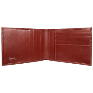 10 Credit Card Buffed Leather Billfold Brown