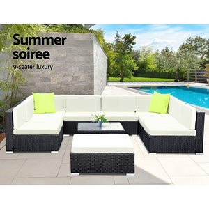 10PC Outdoor Garden Furniture Set