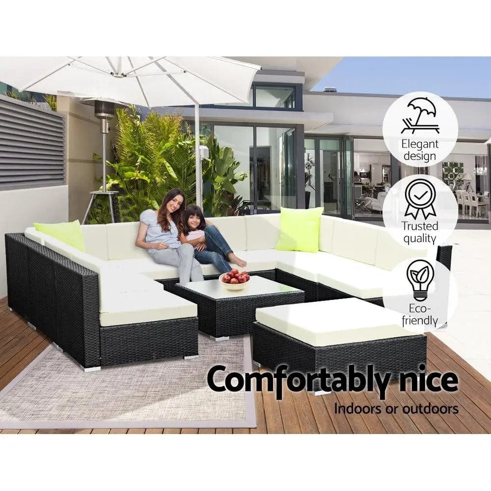 10PC Outdoor Lounge Set