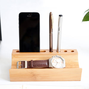 Bamboo Desktop Valet