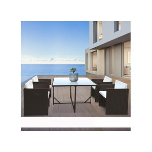 5 Piece Outdoor Dining Table Set