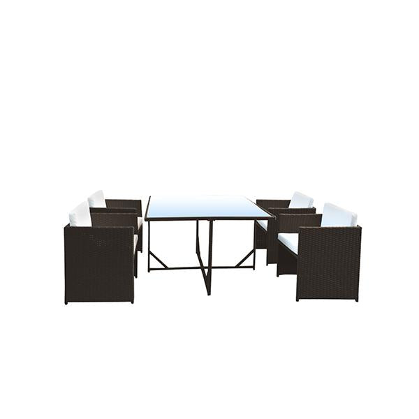 5 Piece Outdoor Dining Table Set