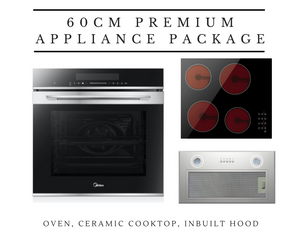 Midea 60cm Premium Cooking Appliance Package with Ceramic Cooktop