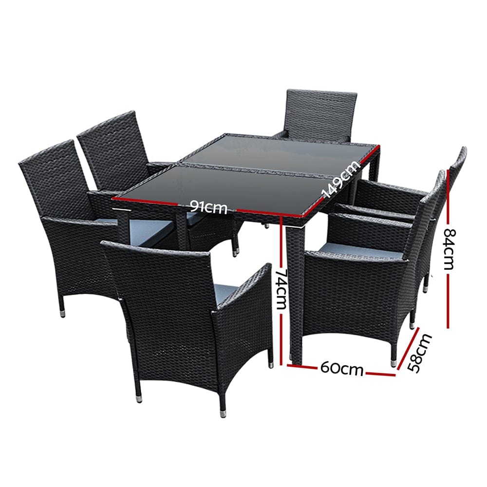 7pcs Outdoor Dining Set