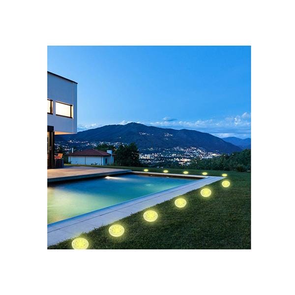 8 LED Solar Garden Lights