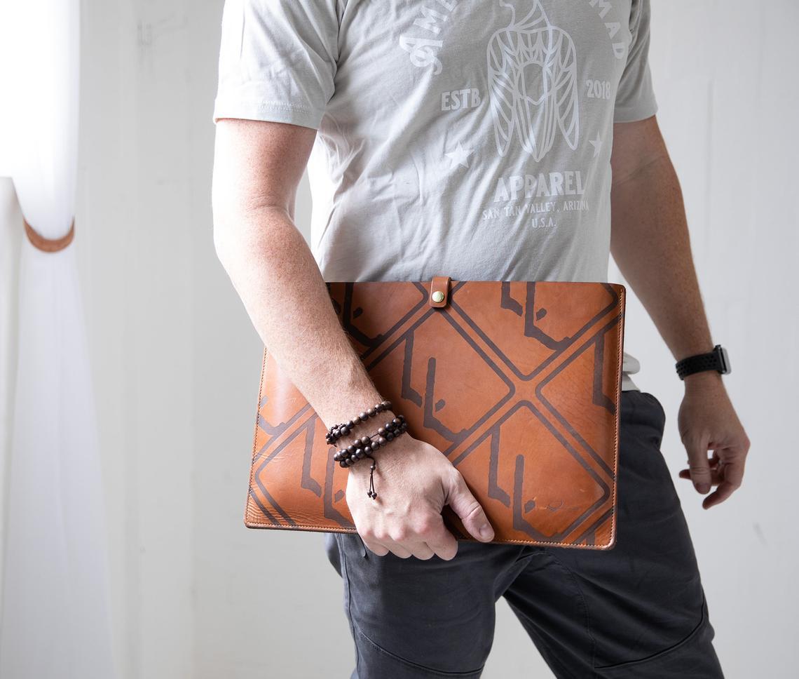 Leather Laptop Cover Case – Customizable, Durable & Handcrafted