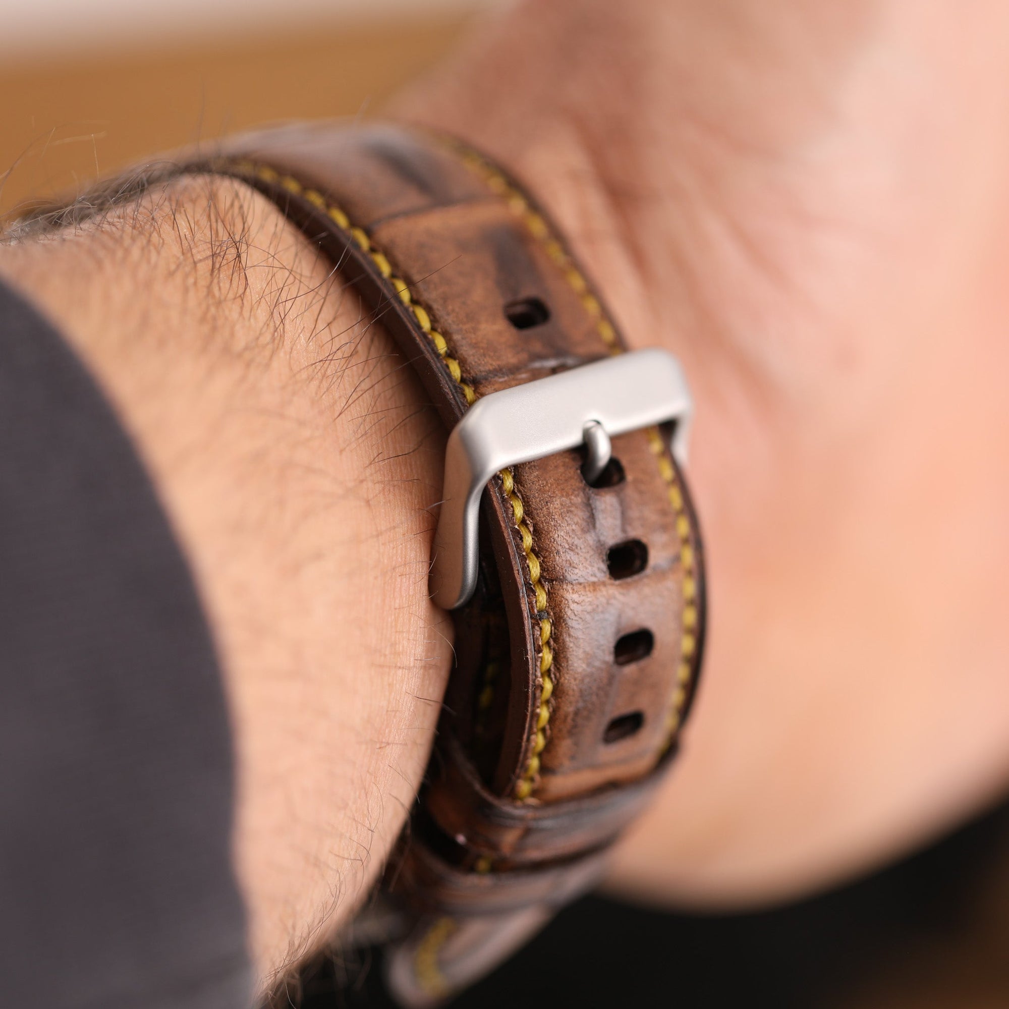 Apple Watch Ultra Band - Handcrafted Full Grain Leather