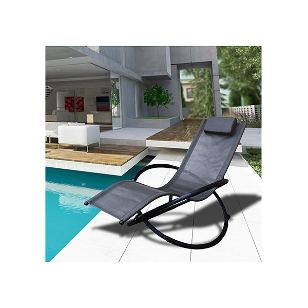 Gravity-Free Foldable Rocking Lounge Chair Recliner