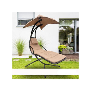 Waterproof Outdoor Hammock Swing Lounger Chair - Beige