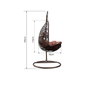 Hanging Basket Egg Chair Outdoor Wicker Rattan Patio Garden