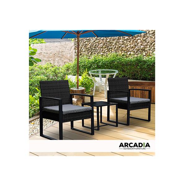 Outdoor 3 Piece Wicker Set