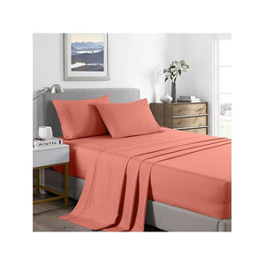 Royal Comfort 2000 Tc Bamboo Cooling Sheet Set Ultra Soft Peach