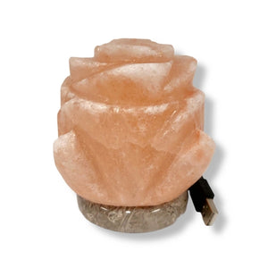 USB Himalayan Pink Rock Salt Lamp - Carved Shape Crystal LED Light