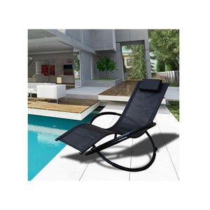 Ultimate Comfort Zero Gravity Folding Rocking Recliner - Black