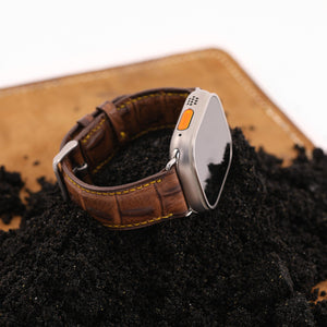 Apple Watch Ultra Band - Handcrafted Full Grain Leather