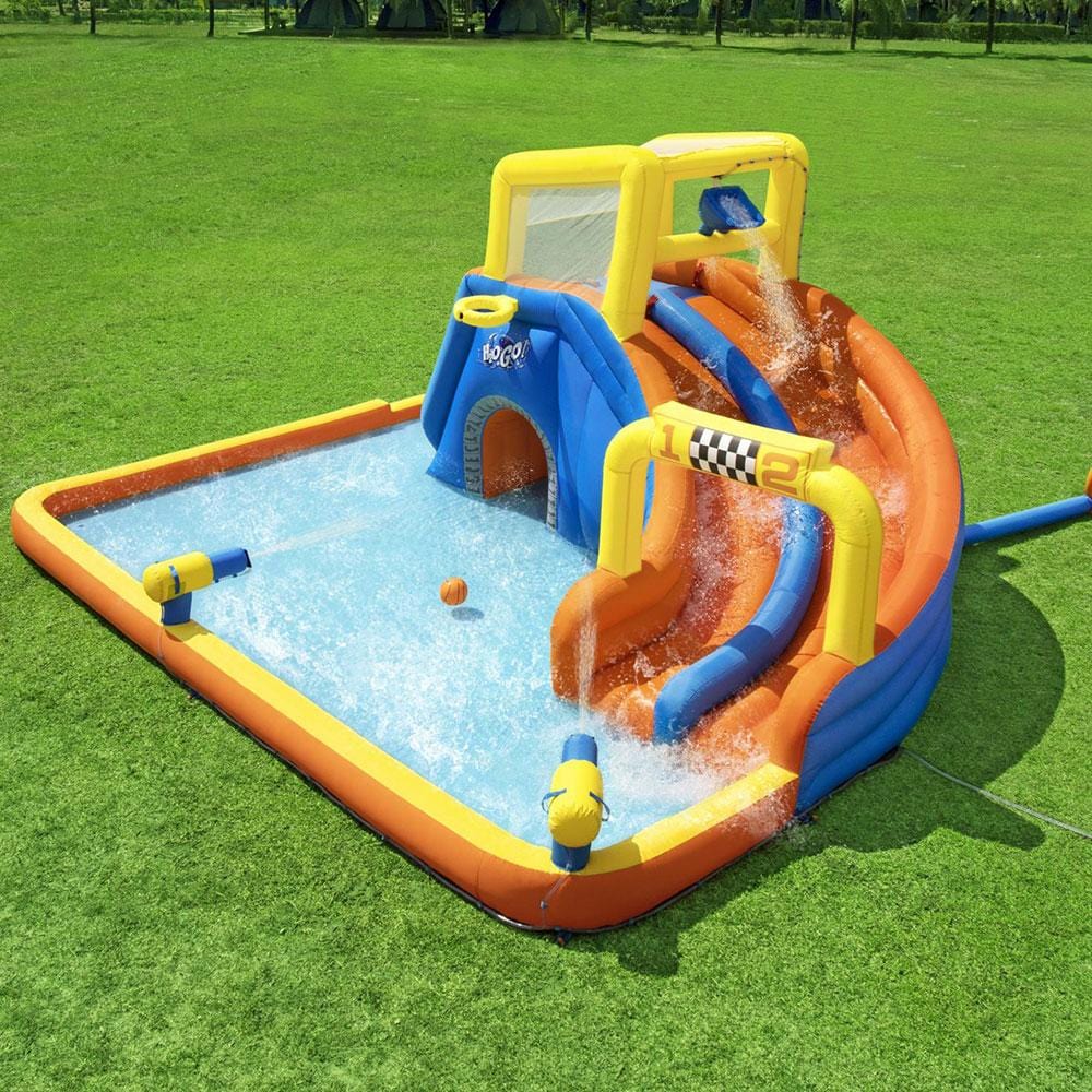 Bestway Inflatable Water Slide Jumping Castle Double Slides for Pool