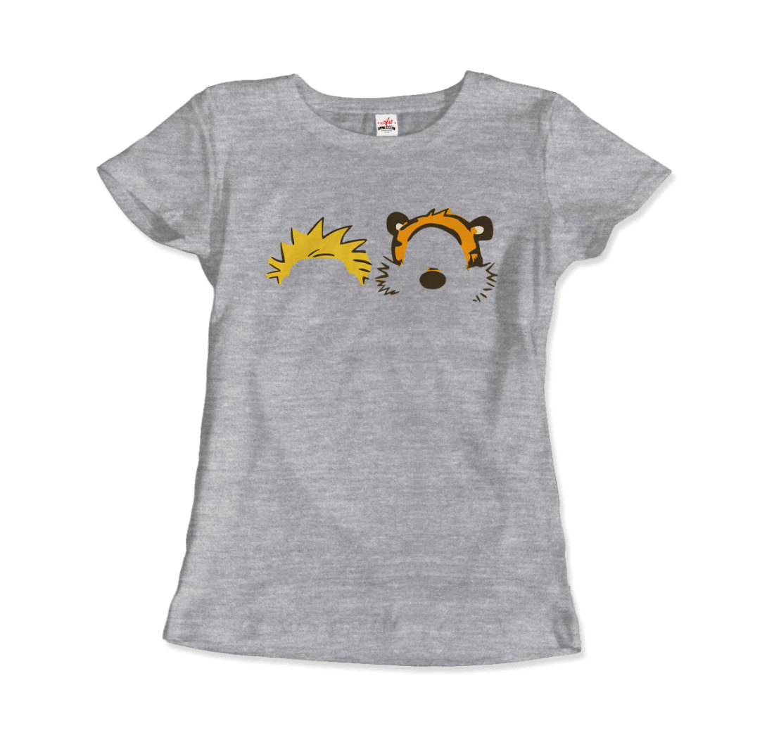 Calvin and Hobbes Faces Contour T-Shirt