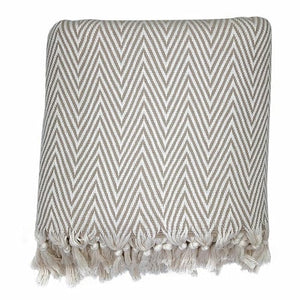 Chunky Chevron Turkish Throw