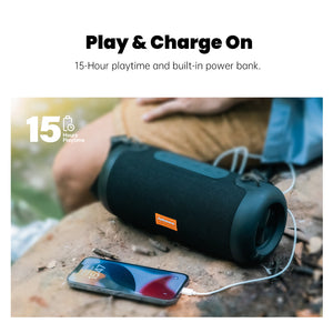 WHALE – Bluetooth IPX7 Waterproof Portable Outdoor Speaker