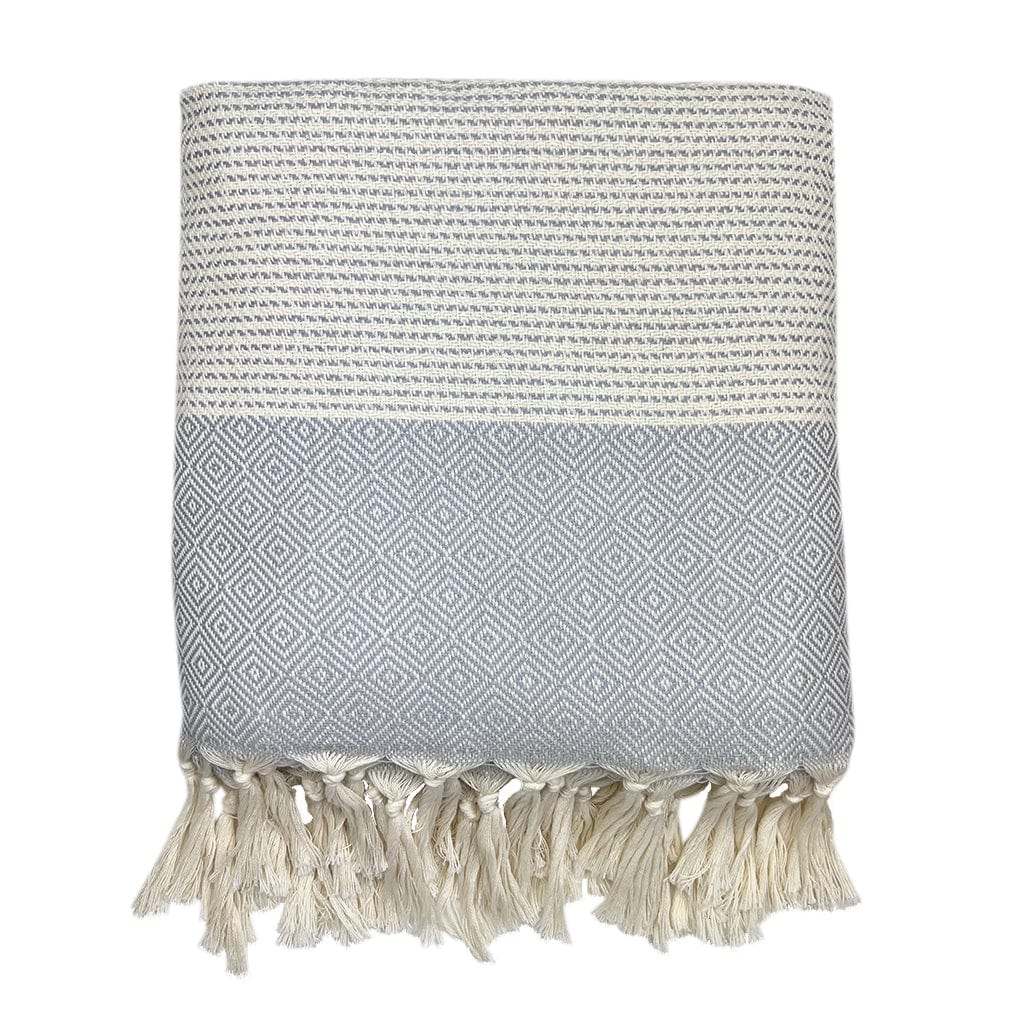 Diamond Stripe Turkish Throw