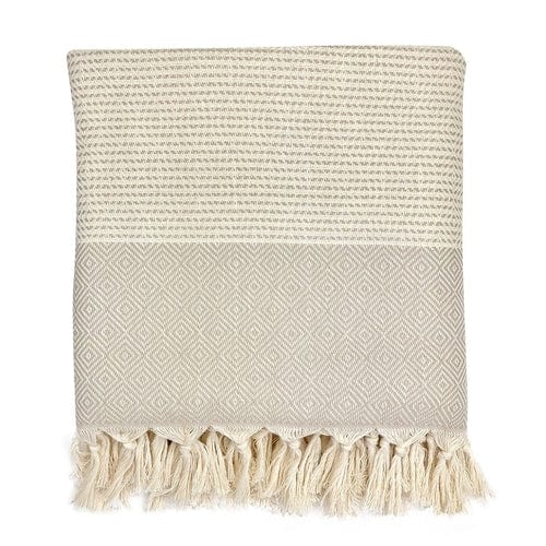 Diamond Stripe Turkish Throw