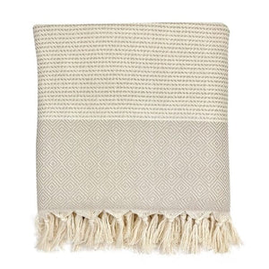 Diamond Stripe Turkish Throw