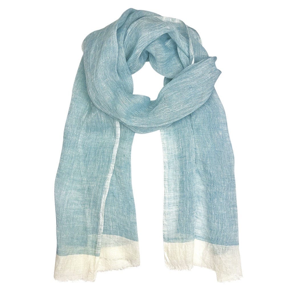 Gauze Linen Two Tone Scarf