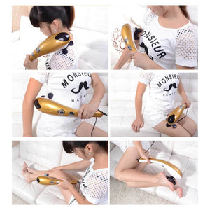 Full Body Handheld Massager Machine - Champagne