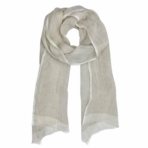 Gauze Linen Two Tone Scarf