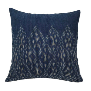 Indigo Diamond Pillow Cover