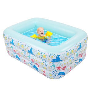 Inflatable Swim Pool for Kids - 59" X 43.3" X 23.6"