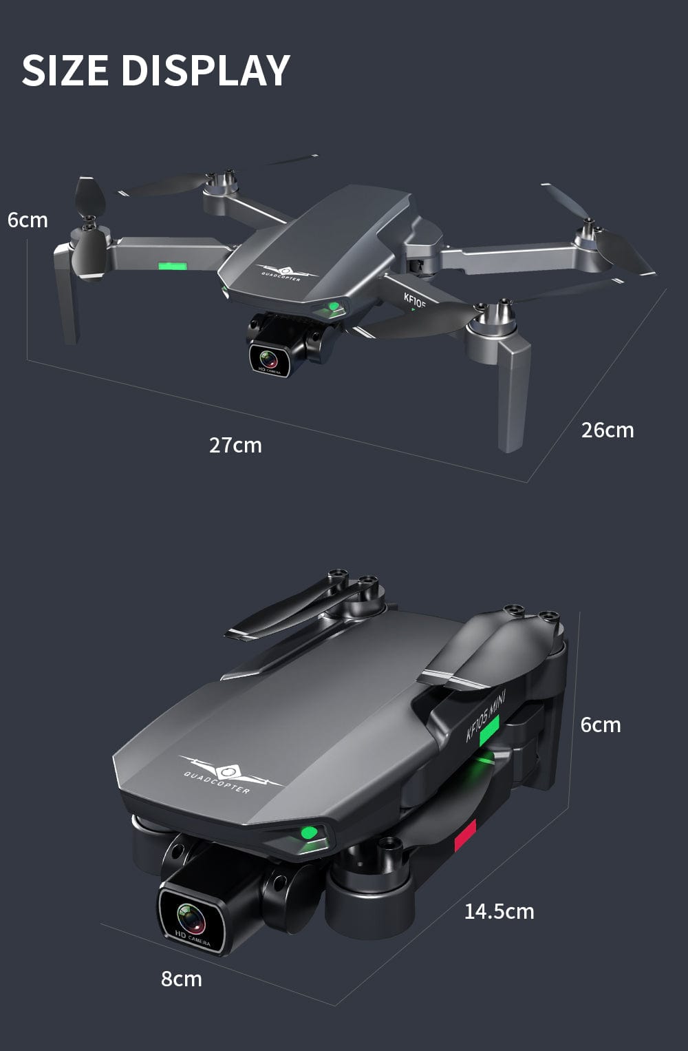 KF105 RC Drone