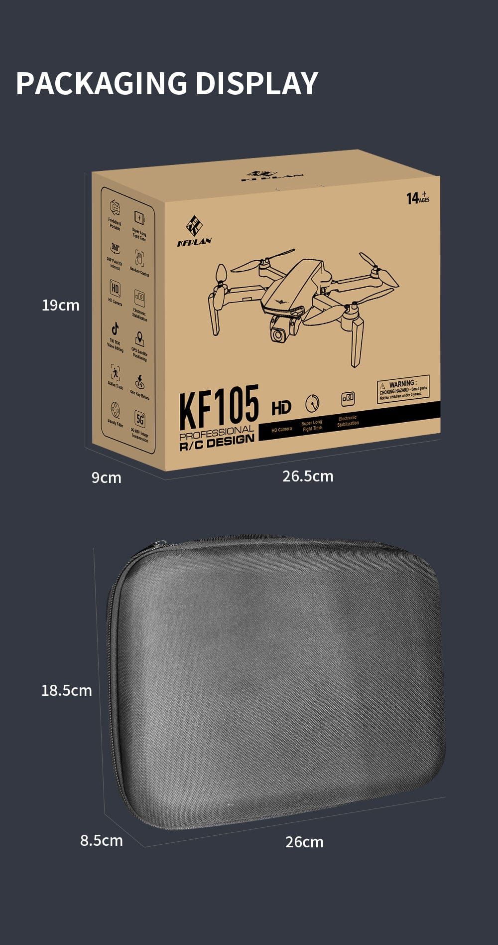 KF105 RC Drone