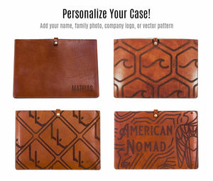 Leather Laptop Cover Case – Customizable, Durable & Handcrafted