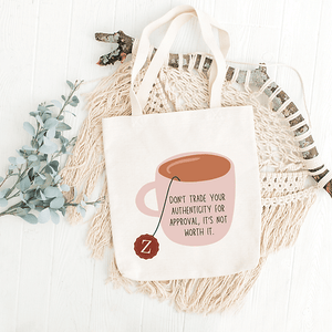 Natural Tote Bag - Quote