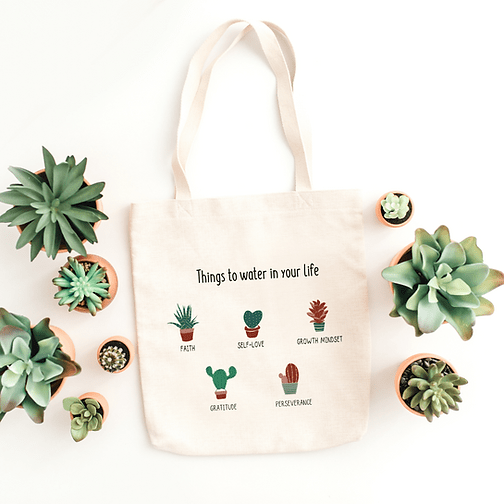 Natural Tote Bag - Quote