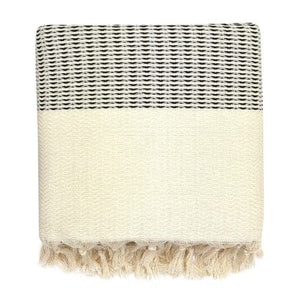 Plush Wavy Turkish Throw