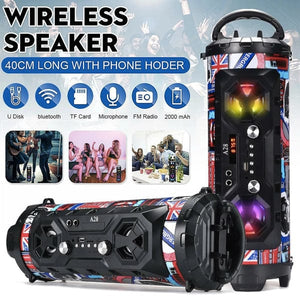 Portable Boombox with Bluetooth Speakers