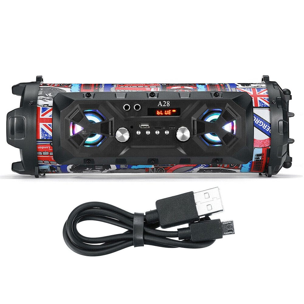 Portable Boombox with Bluetooth Speakers