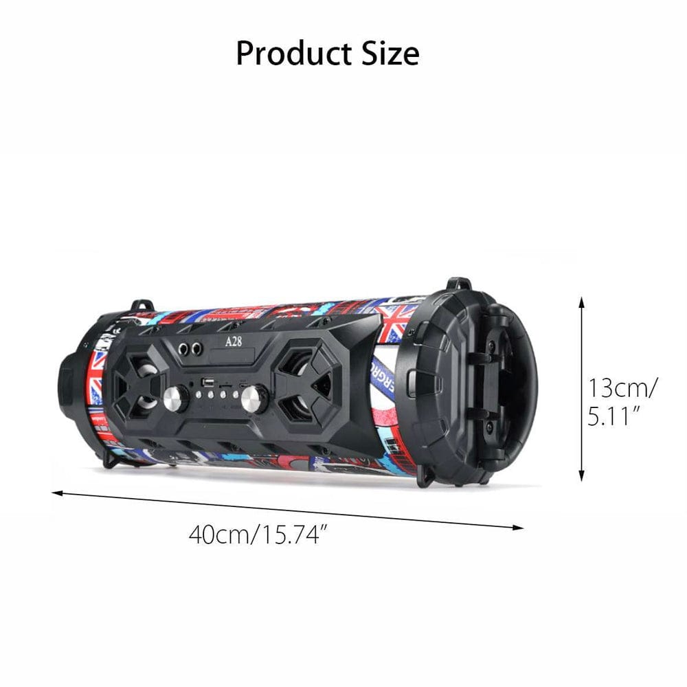 Portable Boombox with Bluetooth Speakers