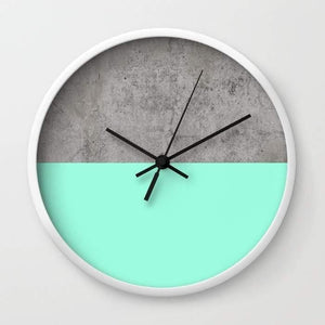 Sea on Concrete Wall clock