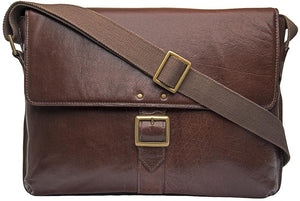 Vespucci Horizontal Buffalo Leather Messenger