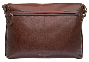 Vespucci Horizontal Buffalo Leather Messenger