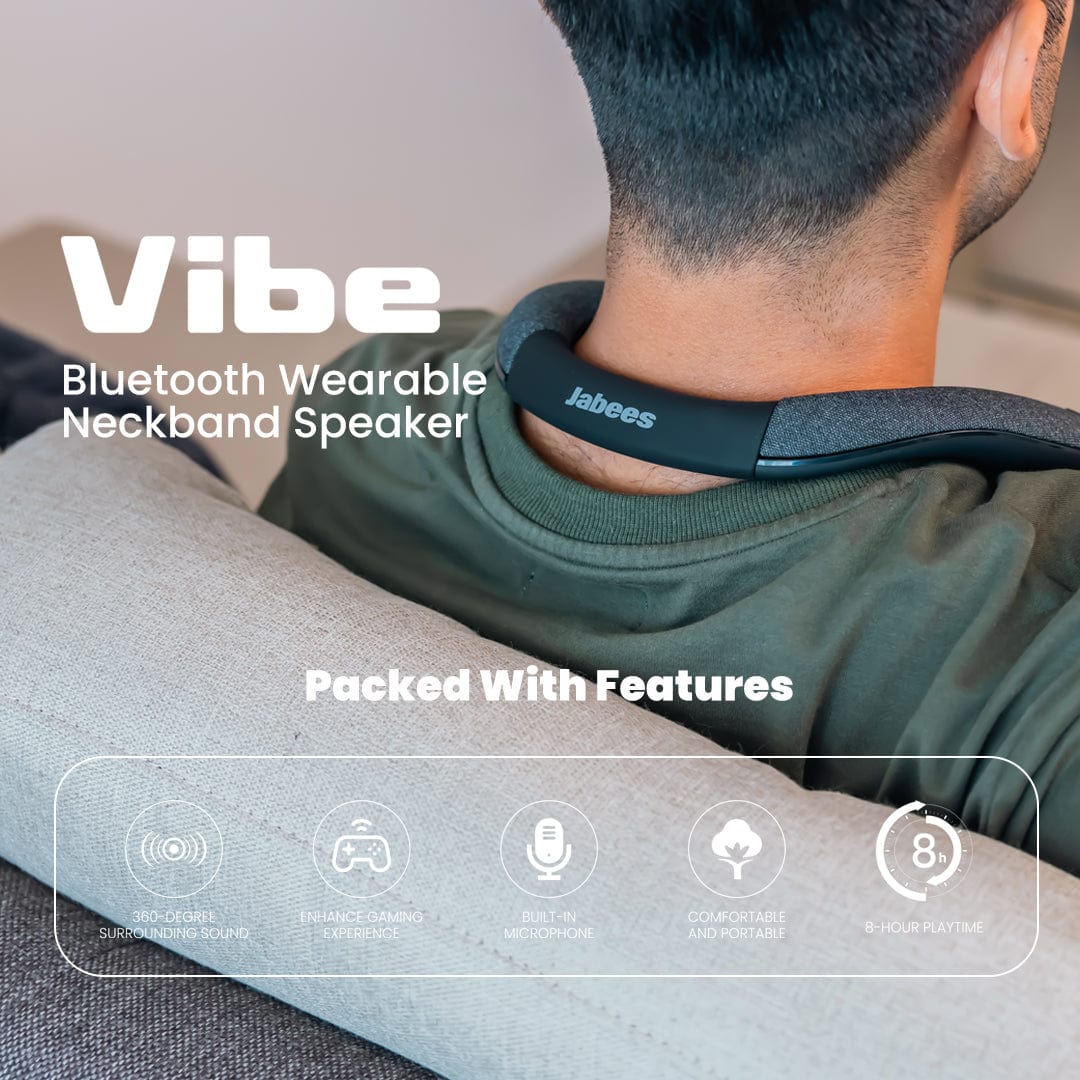 Vibe – Bluetooth Wearable Neckband Speaker