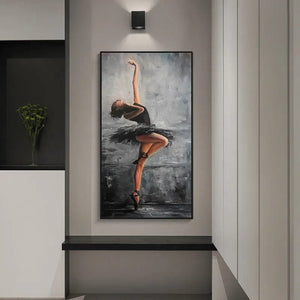 Wall Art Portrait Art Beautiful Ballerina Picture for Living Room Home Decor