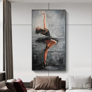 Wall Art Portrait Art Beautiful Ballerina Picture for Living Room Home Decor