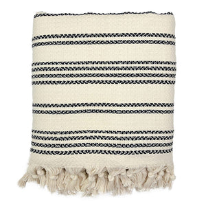 Woven Stripe Turkish Throw