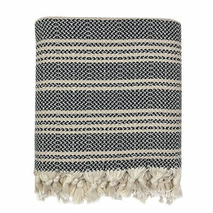 Woven Stripe Turkish Throw