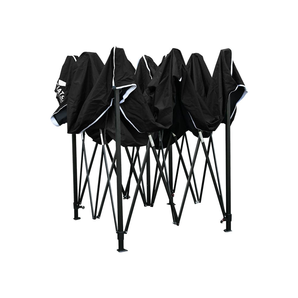 Instahut Gazebo Pop Up Marquee 3x4.5 Outdoor Wedding Gazebos Base Pod Kit Black